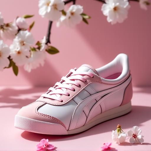Onitsuka Tiger Sakura Bloom in Hanami Pink colorway.