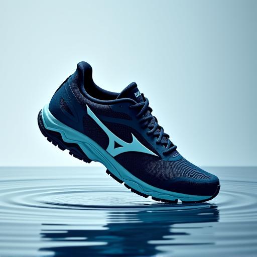 Mizuno Tsunami Runner in Deep Ocean colorway.